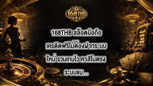 168THB สล็อตมือถือเครดิตฟรีไม่ต้องฝากระบบใหม่